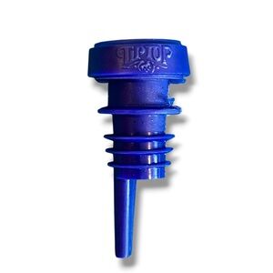 Epic® Tip Top™ Twist to Pour/Twist to Store WINE CORK - NWOT Blue B-9